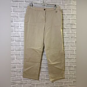 Tradition women’s Classic Tan Cargo Pants, size 14p petite
